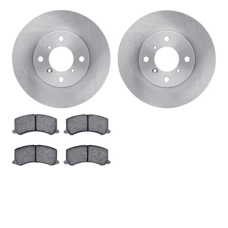 DYNAMIC FRICTION CO 6502-01030, Rotors with 5000 Advanced Brake Pads 6502-01030